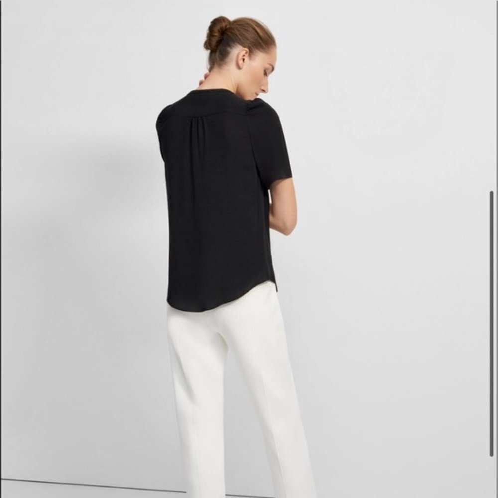 Theory Kalia Ruffle Top - Picture 10 of 11